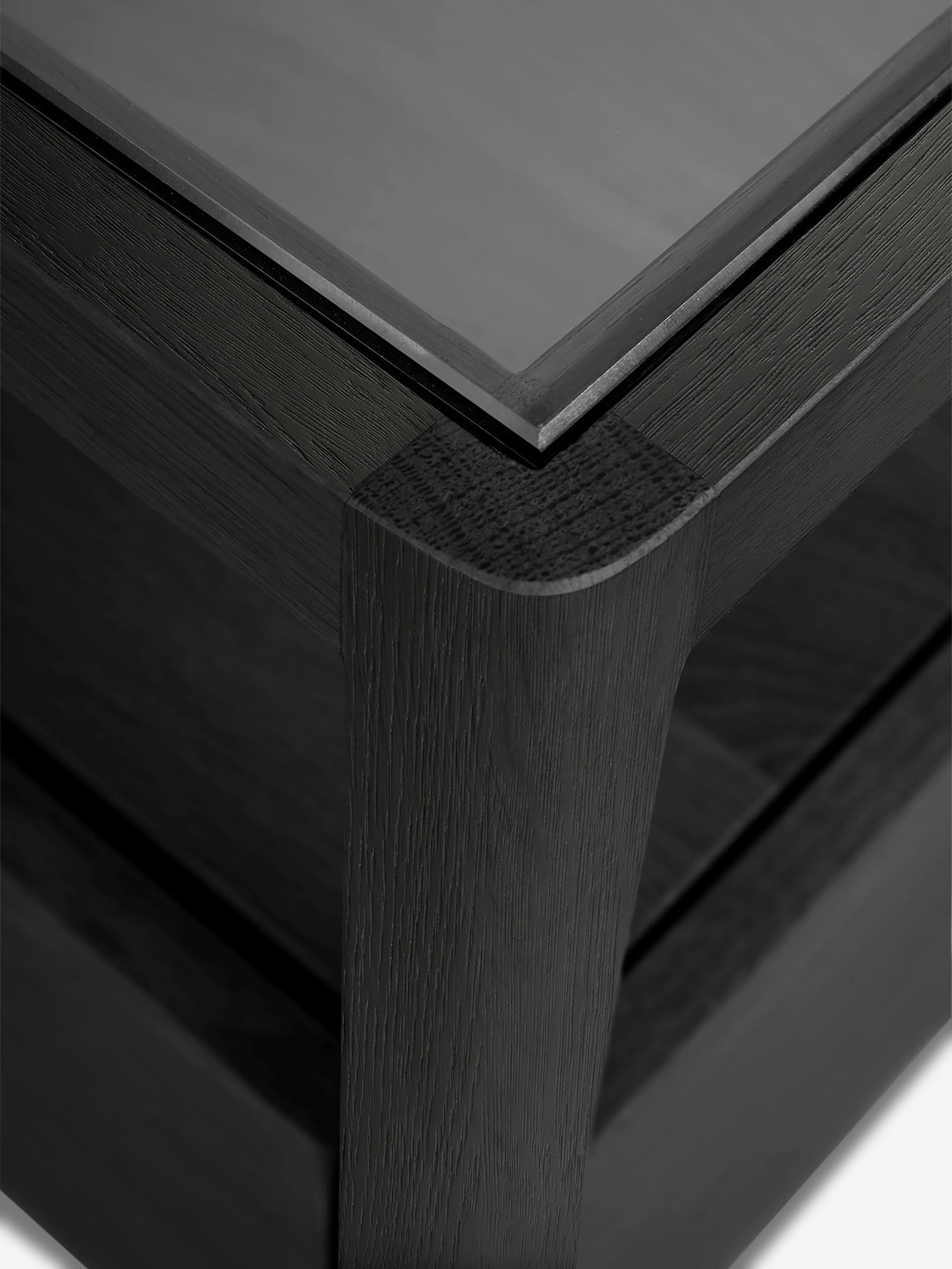 TABLE DE CHEVET SPINDLE - ETHNICRAFT Noir , Maison Bensimon
