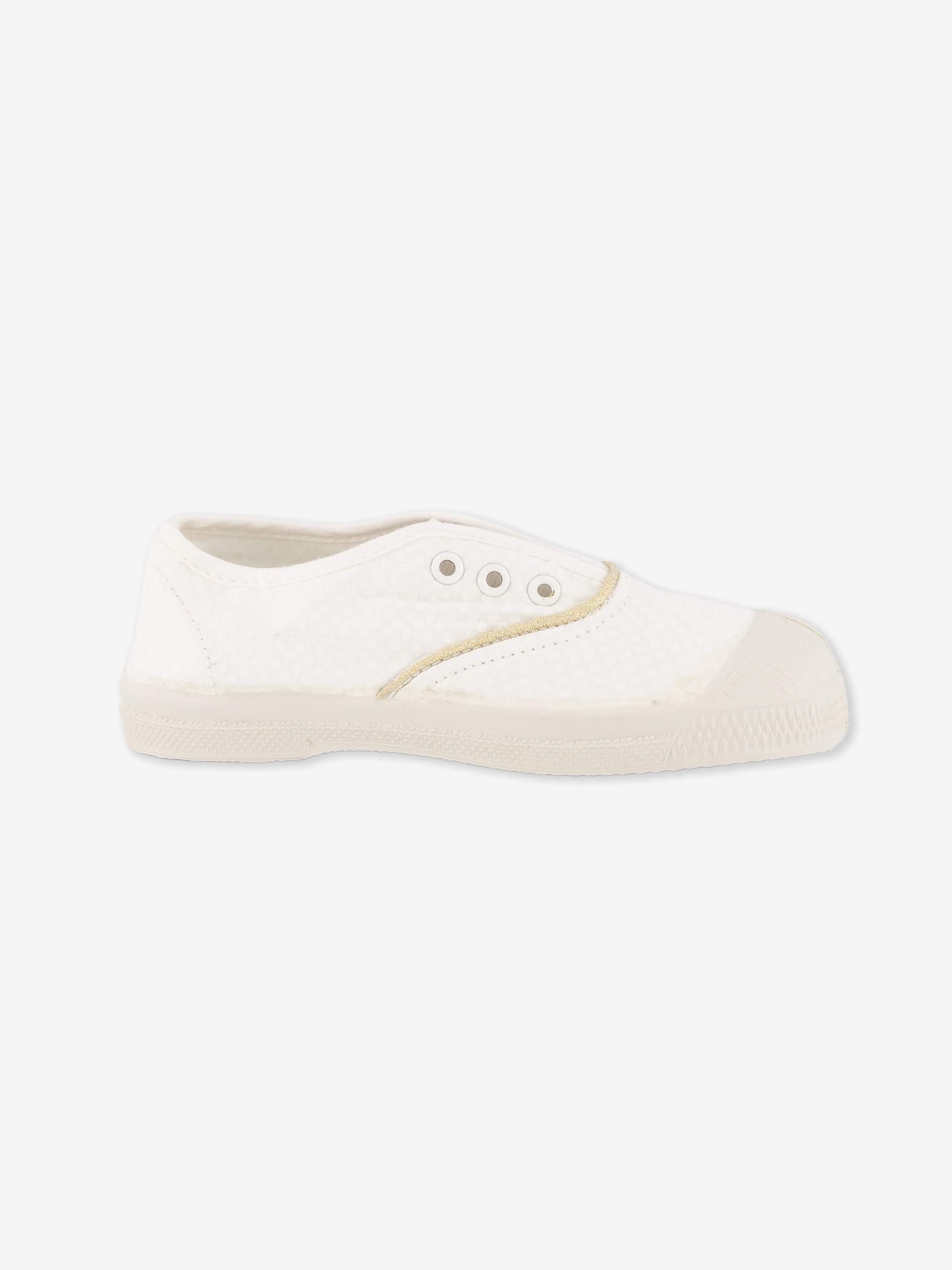 ELLY LITTLE SHINY DOT  White dot , Tennis & Chaussures Bensimon