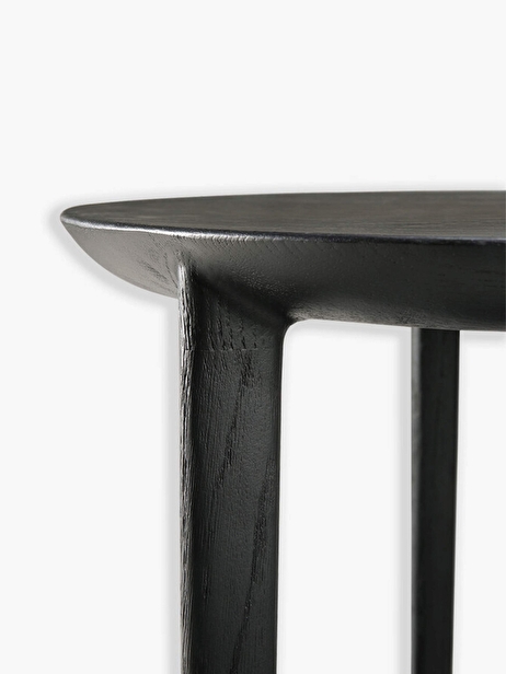 TABLE D'APPOINT BOK CHENE - ETHNICRAFT  Noir , Maison Bensimon