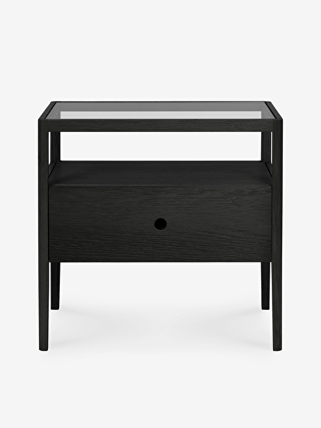 TABLE DE CHEVET SPINDLE - ETHNICRAFT  Noir , Maison Bensimon