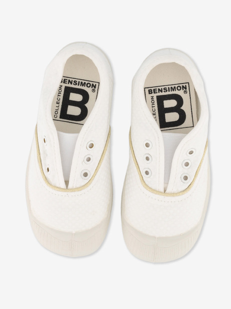 ELLY LITTLE SHINY DOT  White dot , Tennis & Chaussures Bensimon
