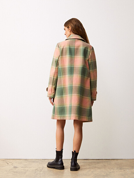 MANTEAU CONOR  Carreaux , Prêt-à-porter Bensimon