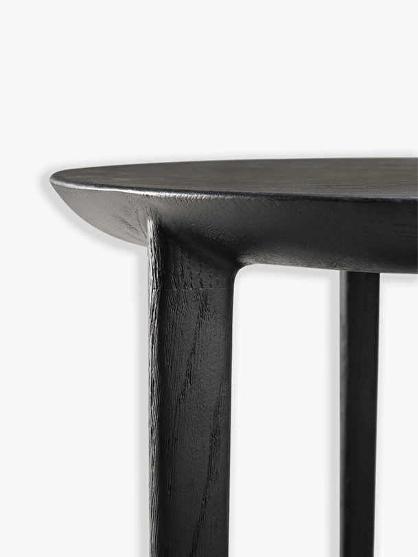 TABLE D'APPOINT BOK CHENE - ETHNICRAFT Noir , Maison Bensimon