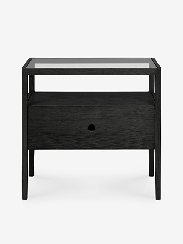 TABLE DE CHEVET SPINDLE - ETHNICRAFT Noir , Maison Bensimon