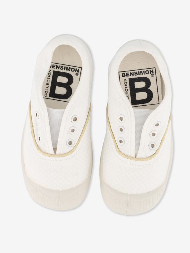 ELLY LITTLE SHINY DOT  White dot , Tennis & Chaussures Bensimon