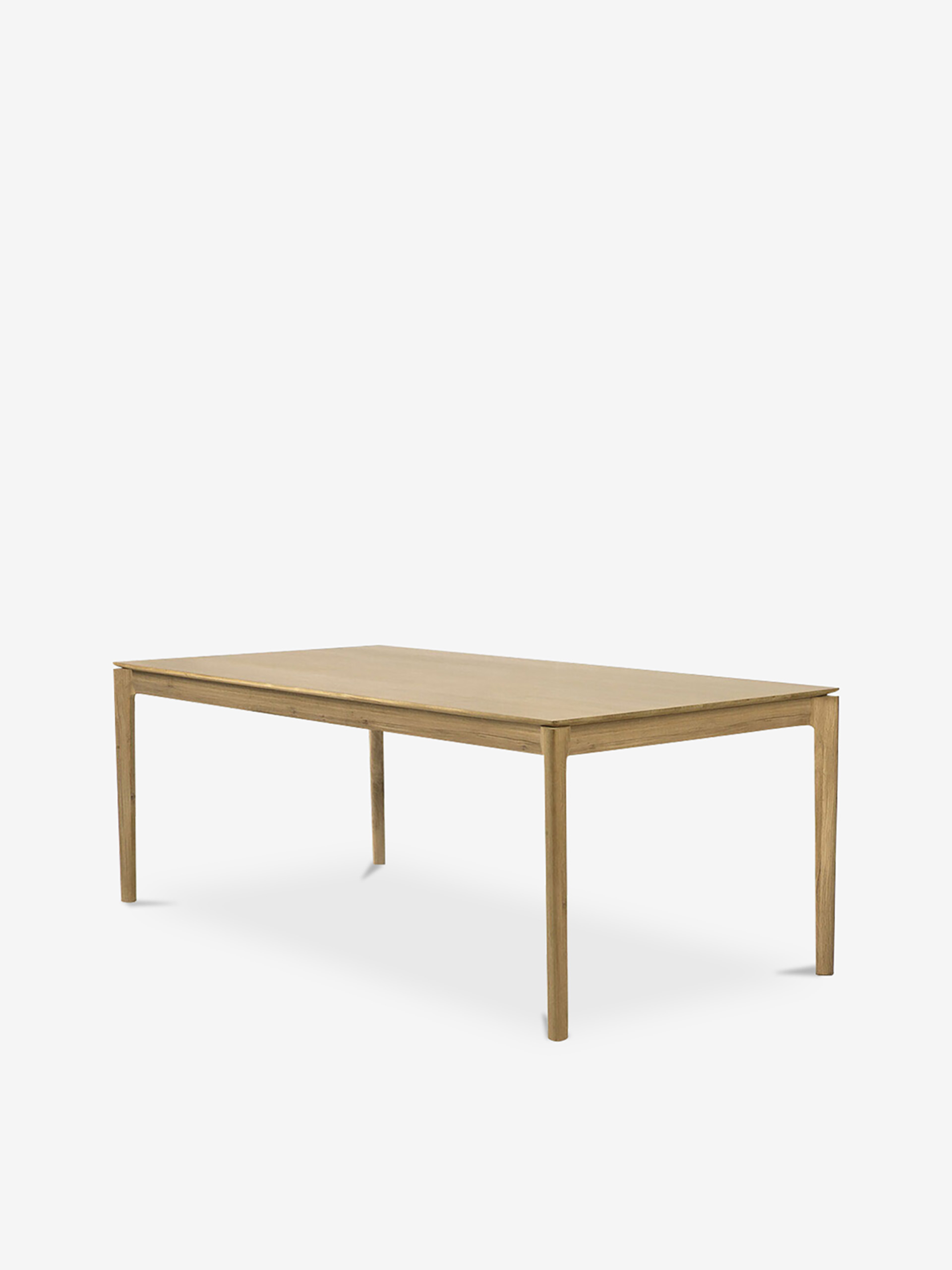 TABLE BOK CHENE MASSIF - ETHNICRAFT Chene clair , Maison Bensimon