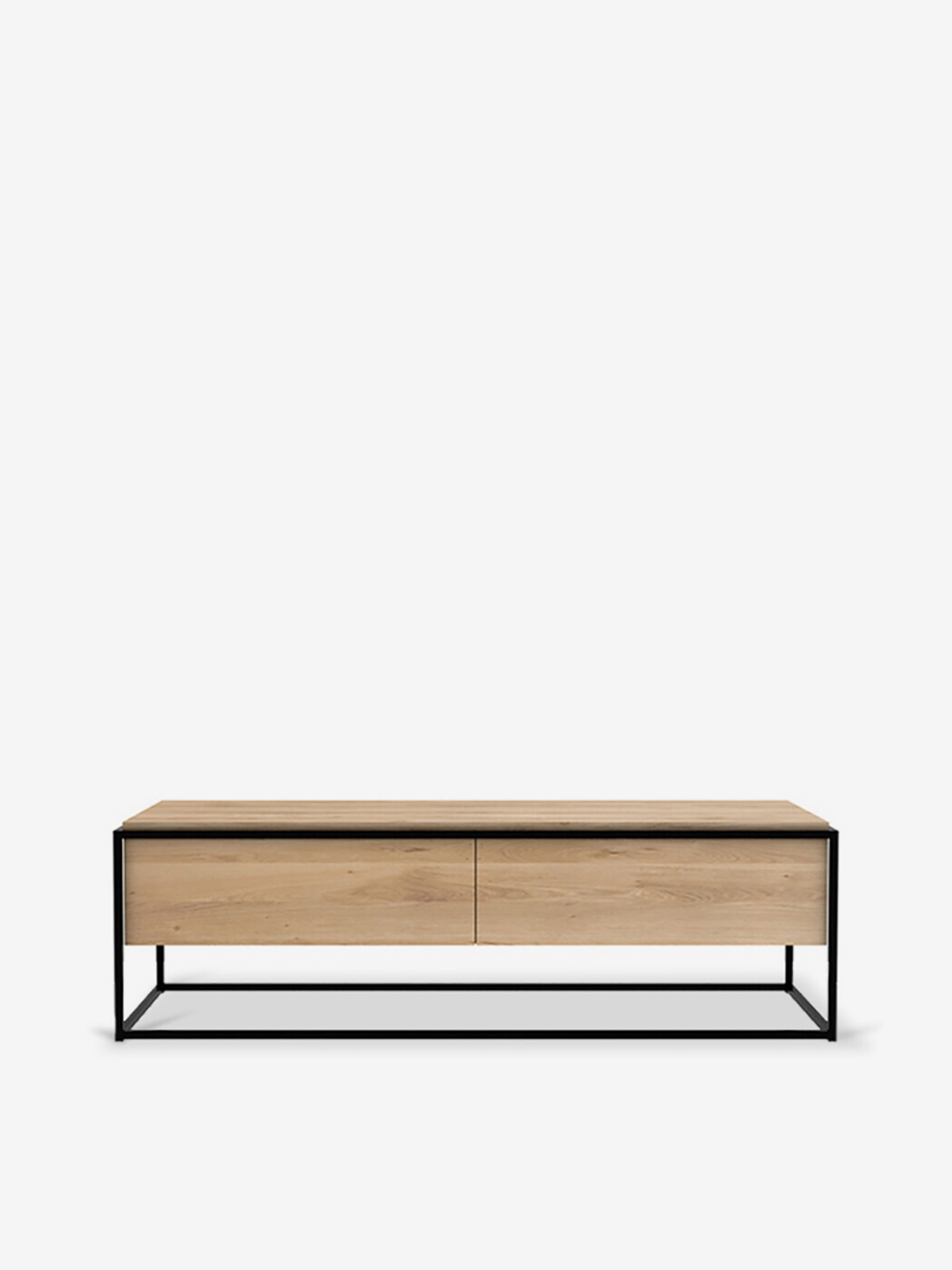 MEUBLE TV MONOLIT - ETHNICRAFT Chene clair , Maison Bensimon