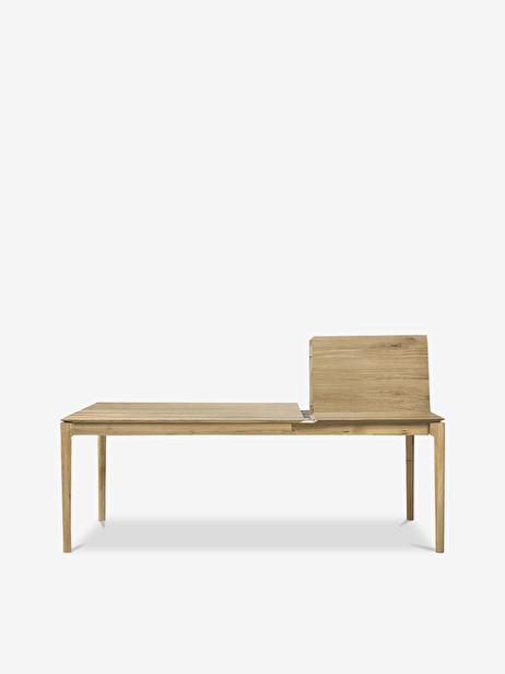 TABLE A RALLONGE BOK - ETHNICRAFT  Chene clair , Maison Bensimon