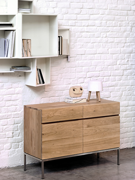 BUFFET LIGNA CHENE MASSIF  - ETHNICRAFT  Chene clair , Maison Bensimon