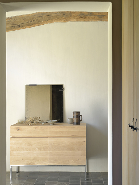 BUFFET LIGNA CHENE MASSIF  - ETHNICRAFT  Chene clair , Maison Bensimon