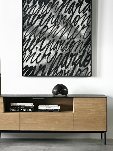 MEUBLE TV BLACKBIRD - ETHNICRAFT  Noir , Maison Bensimon