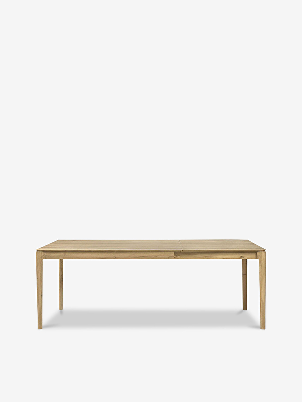TABLE A RALLONGE BOK - ETHNICRAFT Chene clair , Maison Bensimon