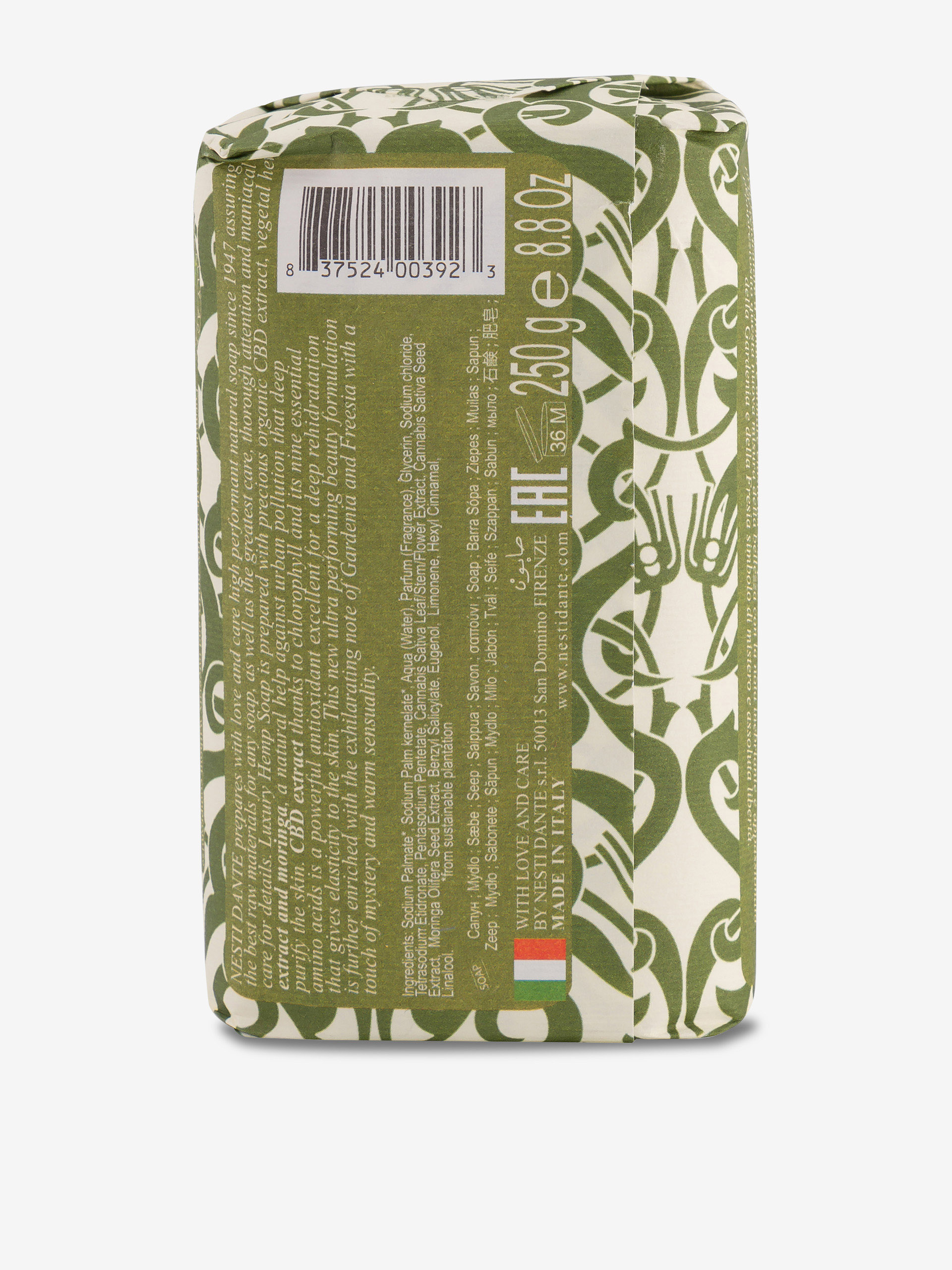 SAVON CHANVRE HEMP ANTI OXYDANT - NESTI DANTE Vert , Maison Bensimon