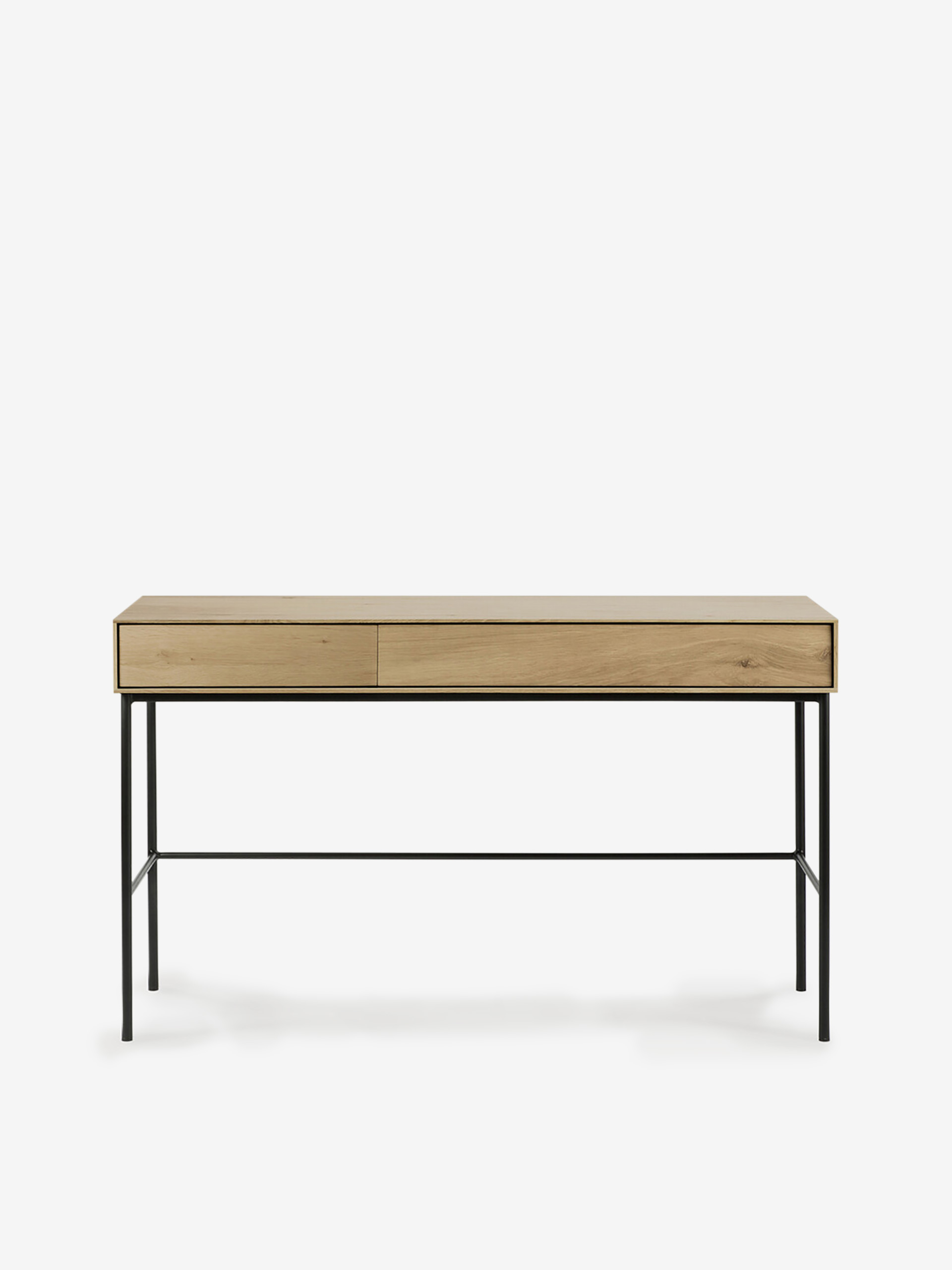 BUREAU WHITEBIRD 2 TIROIRS - ETHNICRAFT Chene clair , Maison Bensimon