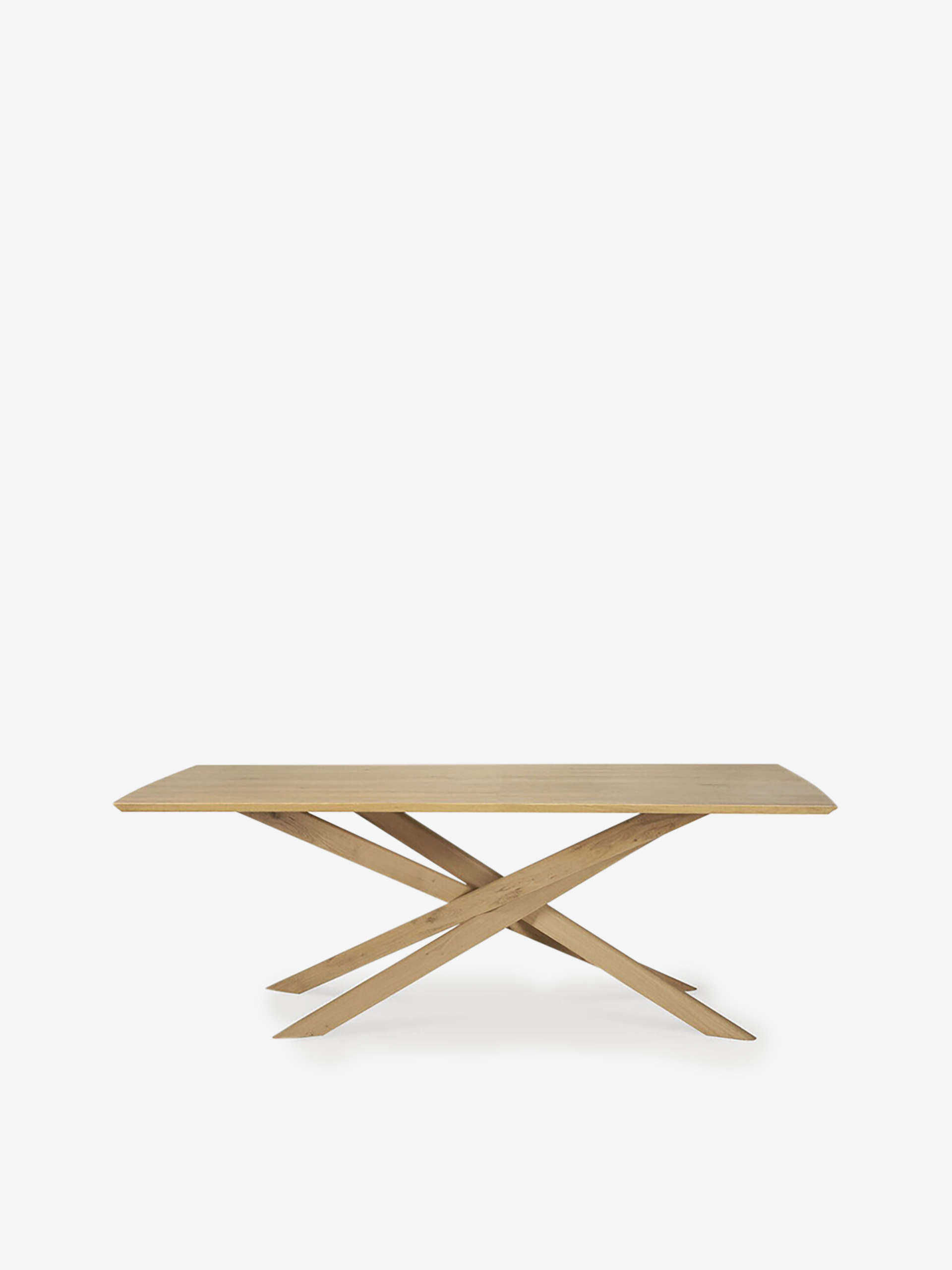 TABLE MIKADO 240 CM - ETHNICRAFT Chene clair , Maison Bensimon