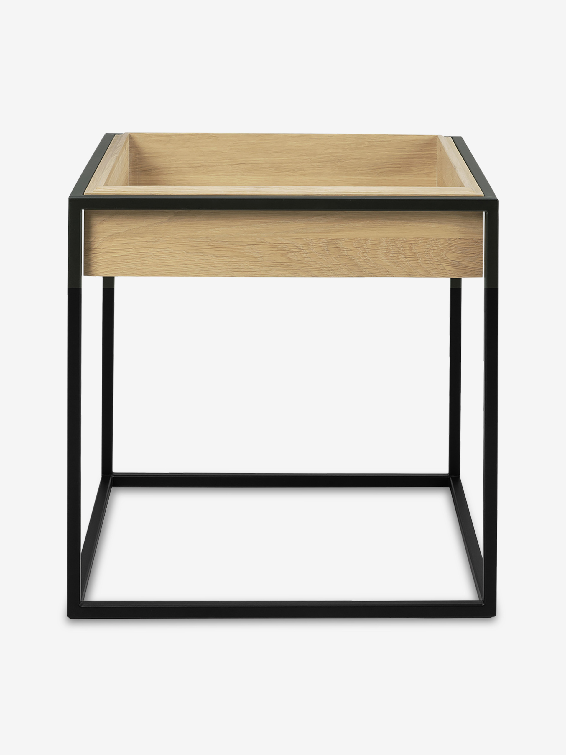 TABLE DE CHEVET MONOLIT - ETHNICRAFT Noir , Maison Bensimon