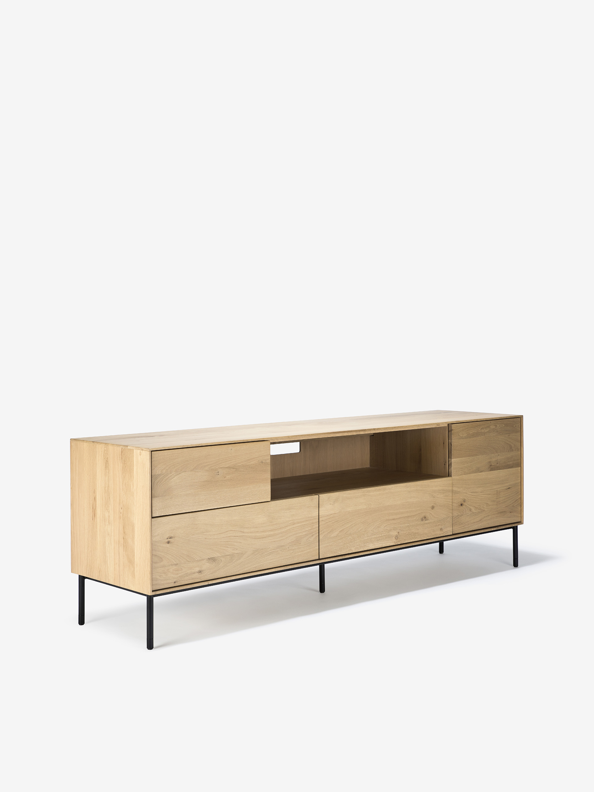 MEUBLE TV WHITEBIRD - ETHNICRAFT Chene clair , Maison Bensimon