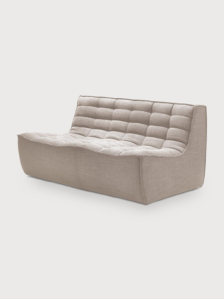 SOFA 2 PLACES N701  - ETHNICRAFT  Beige , Maison Bensimon