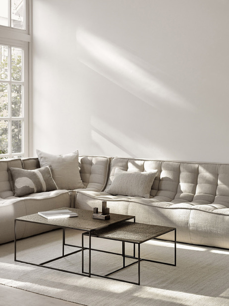 SOFA 2 PLACES N701  - ETHNICRAFT  Beige , Maison Bensimon