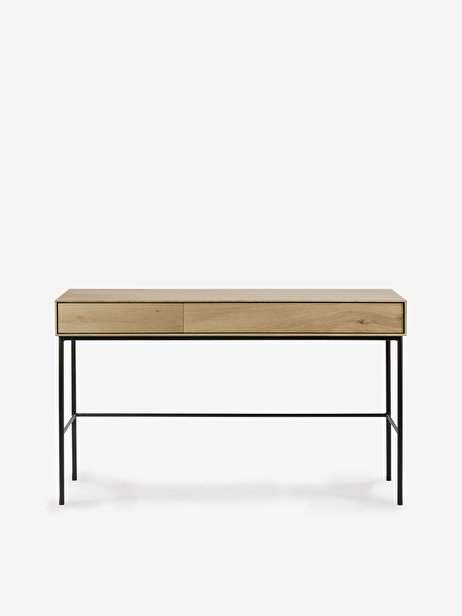 BUREAU WHITEBIRD 2 TIROIRS - ETHNICRAFT  Chene clair , Maison Bensimon