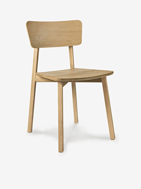 CHAISE CASALE EN CHENE  - ETHNICRAFT  Chene clair , Maison Bensimon