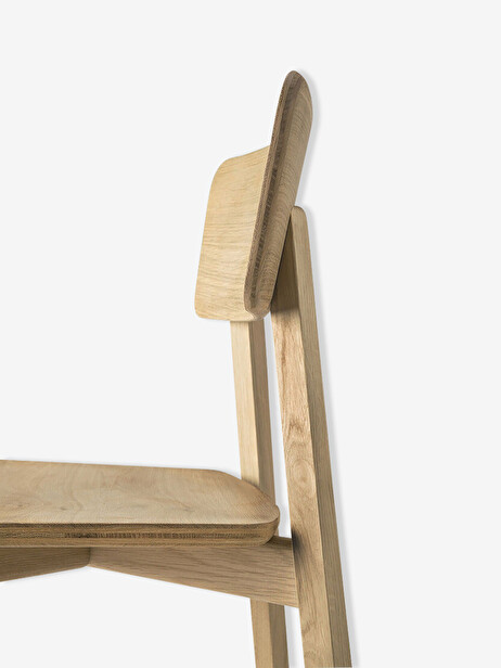 CHAISE CASALE EN CHENE  - ETHNICRAFT  Chene clair , Maison Bensimon