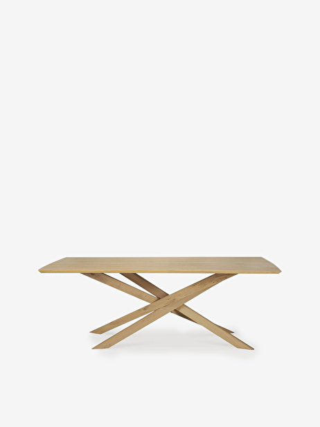 TABLE MIKADO 240 CM - ETHNICRAFT  Chene clair , Maison Bensimon