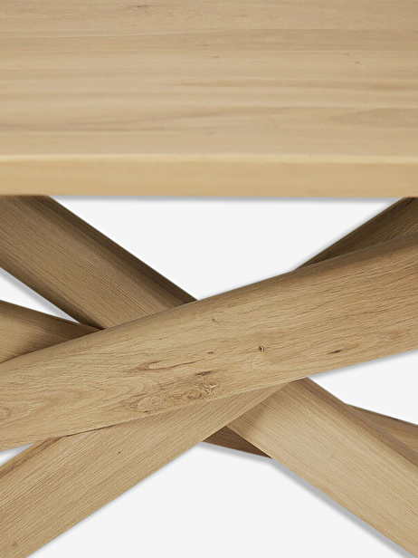 TABLE MIKADO 240 CM - ETHNICRAFT  Chene clair , Maison Bensimon
