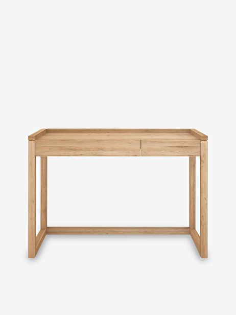 BUREAU FRAME 2 TIROIRS - ETHNICRAFT  Chene clair , Maison Bensimon
