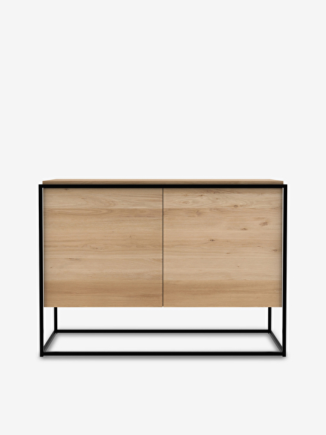 BUFFET MONOLIT 2 PORTES - ETHNICRAFT  Chene clair , Maison Bensimon