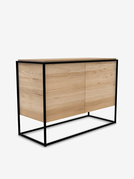BUFFET MONOLIT 2 PORTES - ETHNICRAFT  Chene clair , Maison Bensimon 