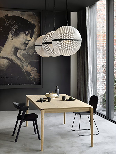 TABLE BOK 240 CM  - ETHNICRAFT  Chene clair , Maison Bensimon