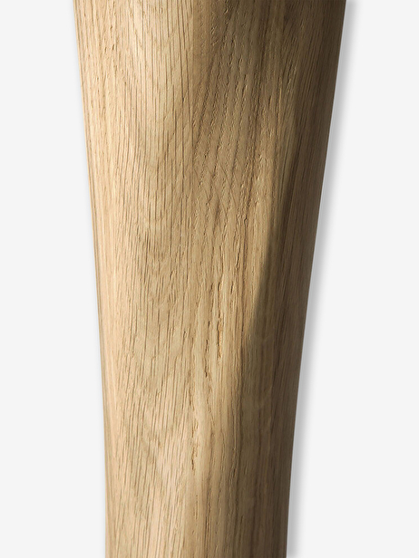 TABLE RONDE TORSION - ETHNICRAFT  Chene clair , Maison Bensimon