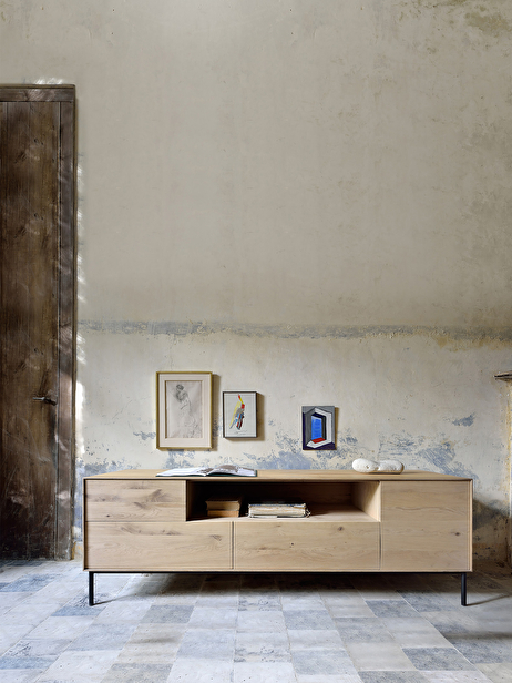 MEUBLE TV WHITEBIRD - ETHNICRAFT  Chene clair , Maison Bensimon