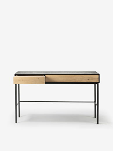 BUREAU BLACKBIRD 2 TIROIRS - ETHNICRAFT  Chene clair , Maison Bensimon