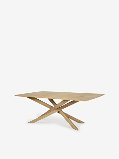 TABLE MIKADO 240 CM - ETHNICRAFT  Chene clair , Maison Bensimon