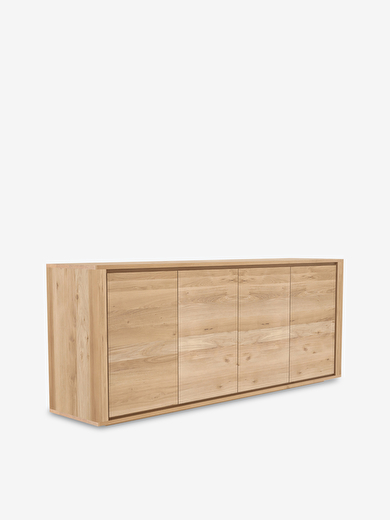BUFFET SHADOW CHENE MASSIF  - ETHNICRAFT  Chene clair , Maison Bensimon