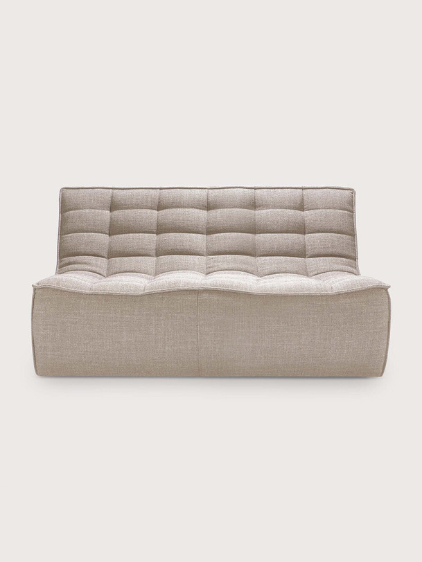 SOFA 2 PLACES N701 - ETHNICRAFT Beige , Maison Bensimon
