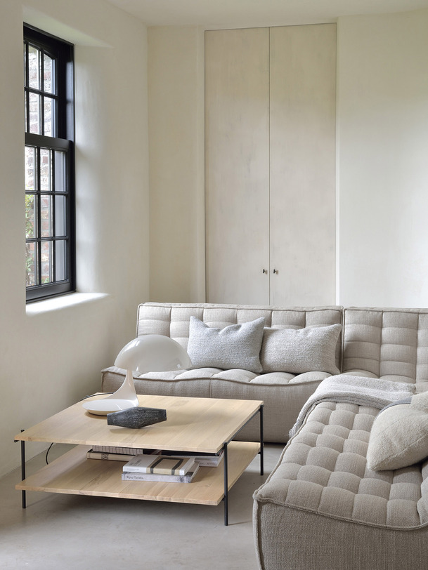 SOFA 2 PLACES N701 - ETHNICRAFT Beige , Maison Bensimon