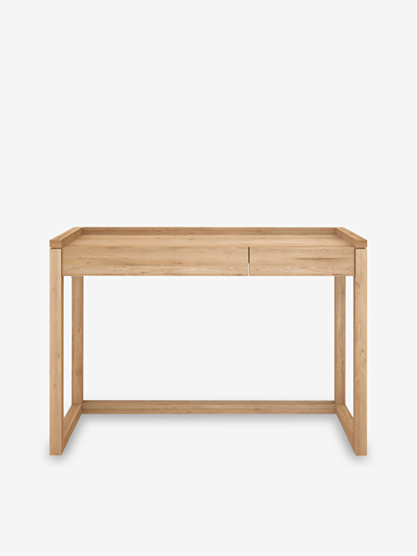 BUREAU FRAME 2 TIROIRS - ETHNICRAFT Chene clair , Maison Bensimon