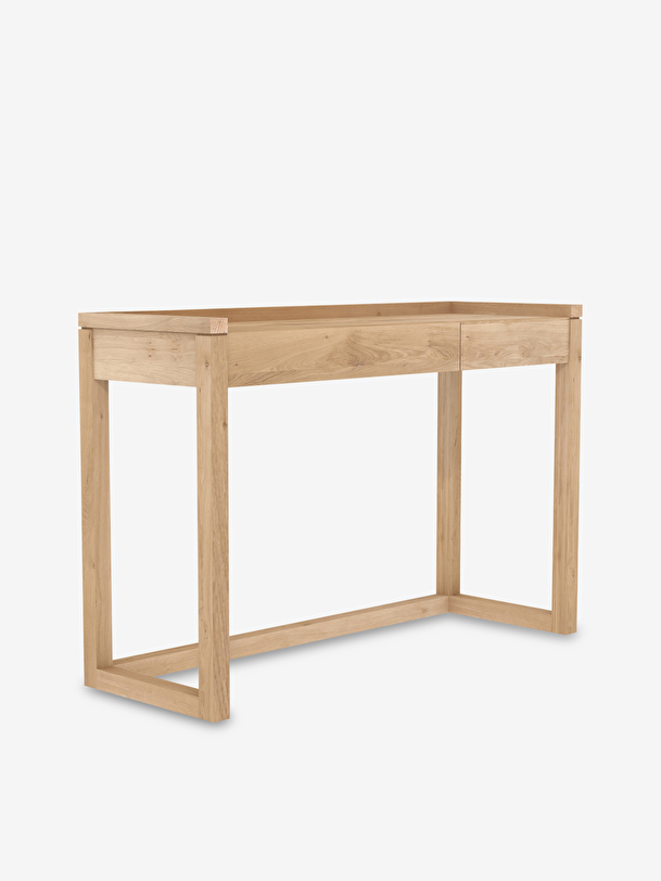 BUREAU FRAME 2 TIROIRS - ETHNICRAFT Chene clair , Maison Bensimon
