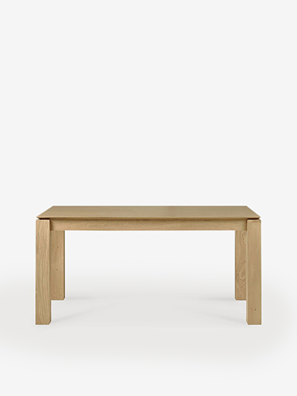 TABLE A RALLONGE SLICE - ETHNICRAFT  Chene clair , Maison Bensimon