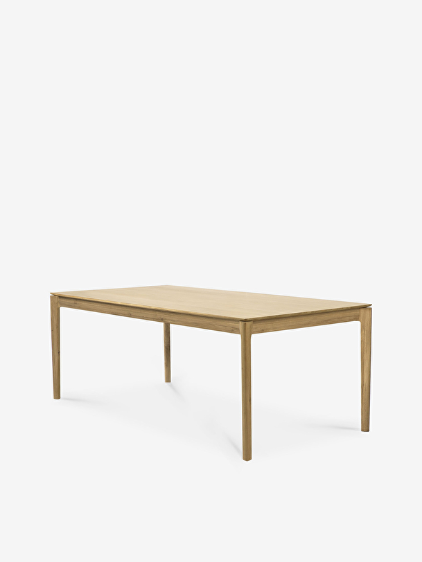 TABLE A RALLONGE BOK - ETHNICRAFT Chene clair , Maison Bensimon