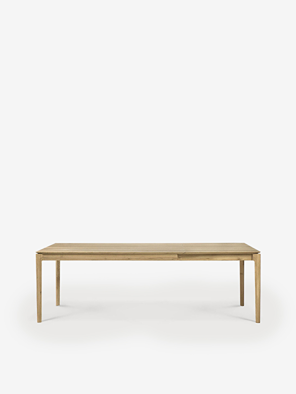 TABLE A RALLONGE BOK - ETHNICRAFT Chene clair , Maison Bensimon
