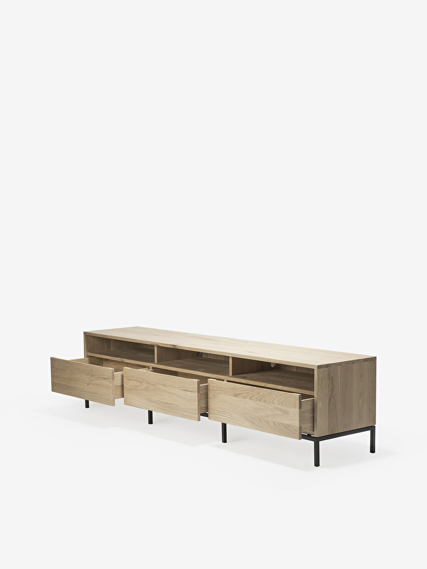 MEUBLE TV LIGNA - ETHNICRAFT Chene clair , Maison Bensimon