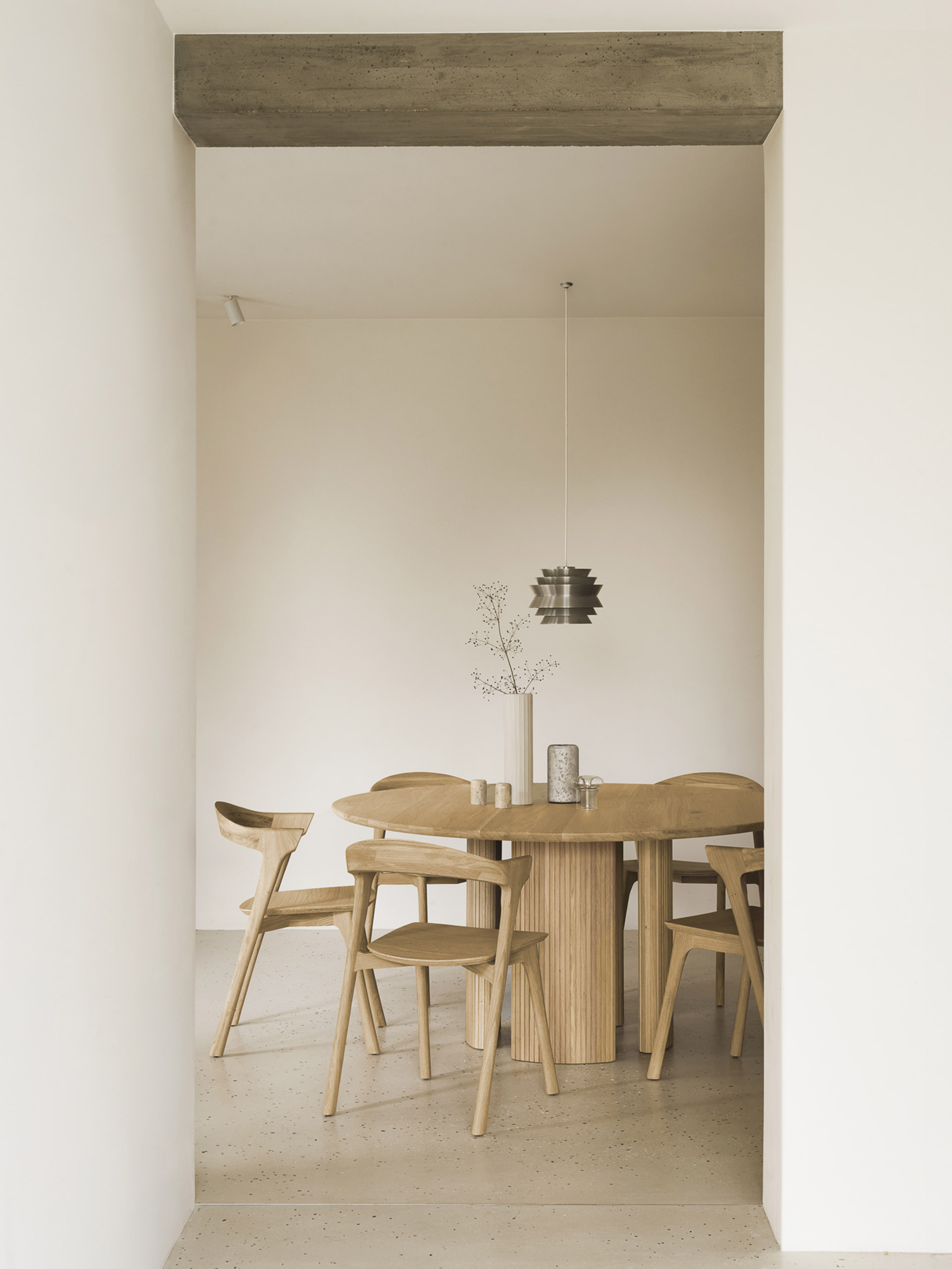 CHAISE BOK  - ETHNICRAFT  Chene clair , Maison Bensimon