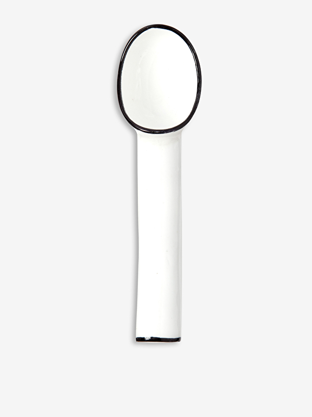 CUILLERE A GLACE CROKI BLANC NOIR - BE H...  Noir/blanc , Maison Bensimon