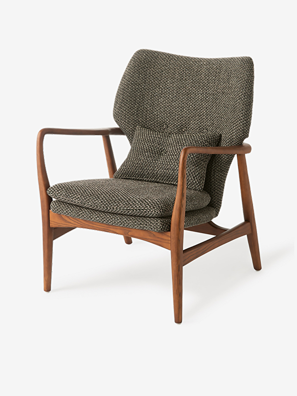 FAUTEUIL PEGGY GRIS CHINE - POLSPOTTEN  Gris , Maison Bensimon