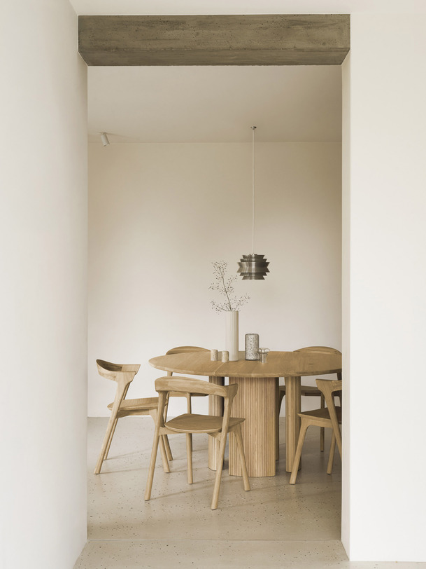 CHAISE BOK  - ETHNICRAFT  Chene clair , Maison Bensimon