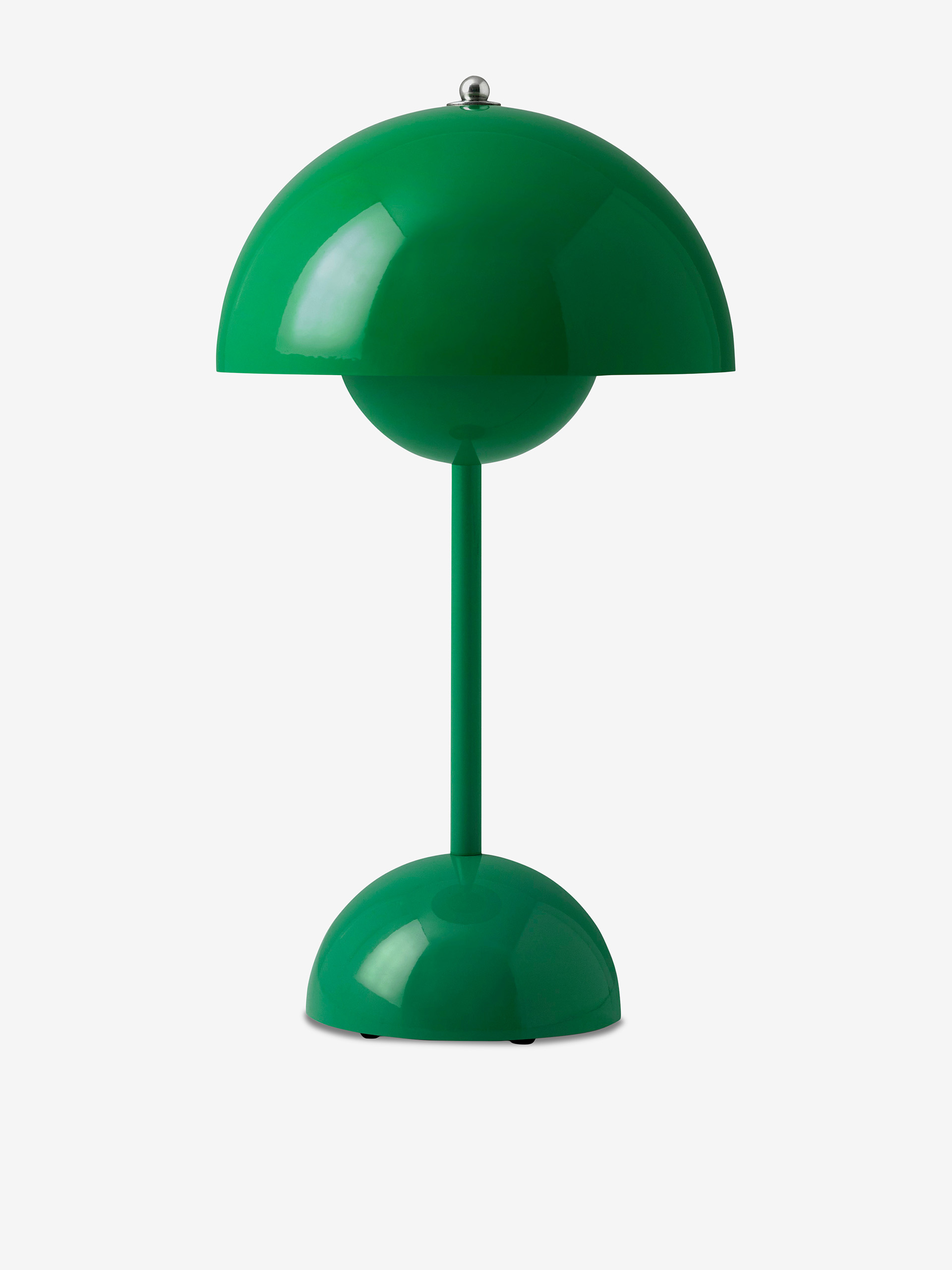 LAMPE DE TABLE SANS FIL RECHARGEABLE FLOWERPOT VP9 VERT - &TRADITION  Vert vif , Maison Bensimon